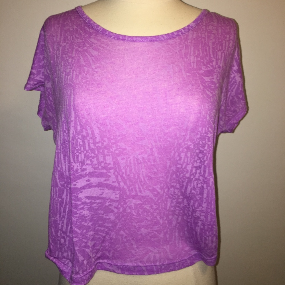 Purple Slashed Top